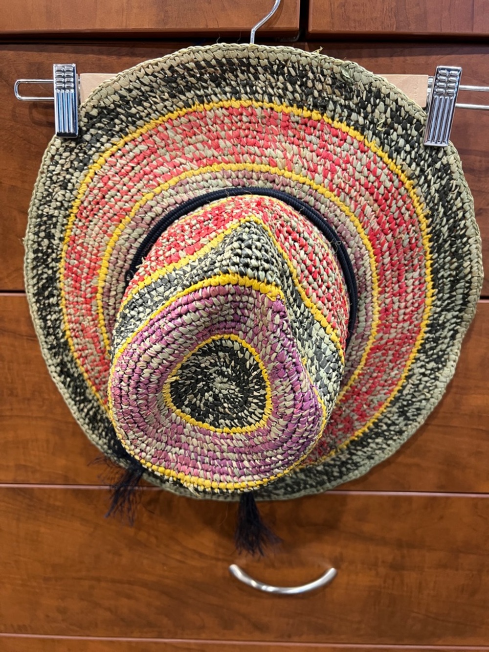 Scotch & Soda Straw Sun Hat in Red, Yellow, Green, Purple